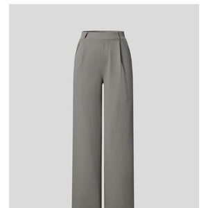 HALARA Gray Women's Wide-Leg Trousers